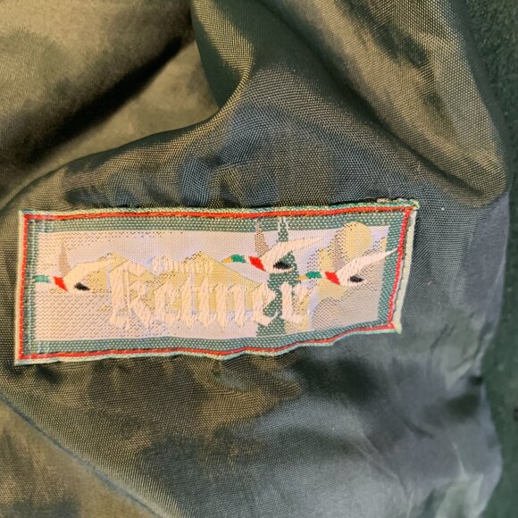 Eduard Kettner Lodenfrey Women's Hooded Jacket Size 2XL Cinched Waist Wool Blend - Picture 6 of 9